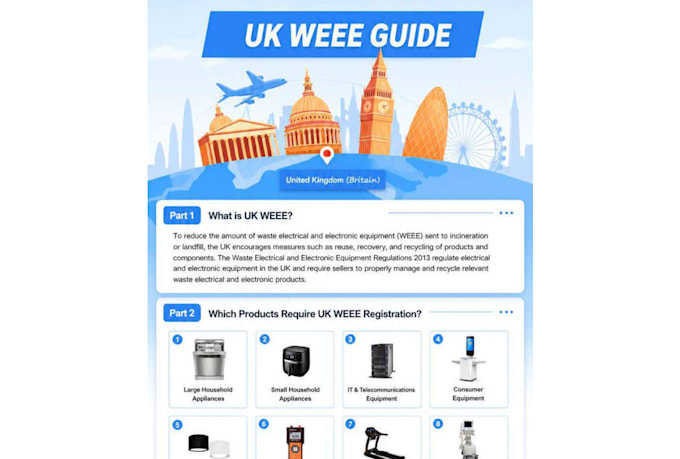 assist with UK weee registration for sellers